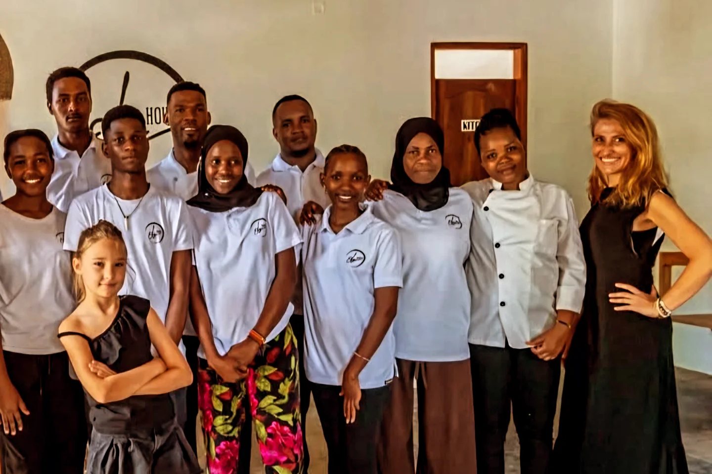 The Ocean Boho House team standing together